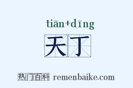 天丁是什么意思的图片